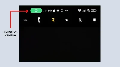 Fitur Indikator Kamera Android 12