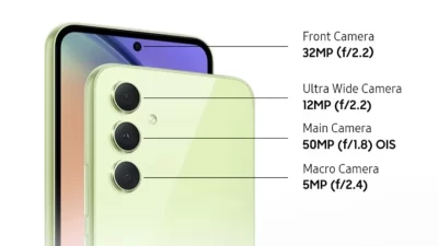 Konfigurasi kamera Smartphone Samsung Galaxy A54 5G
