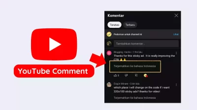 Cara Mengaktifkan Fitur Terjemahan (Translate) Komentar YouTube dengan Mudah