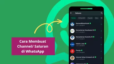 Cara Membuat Channel di WhatsApp