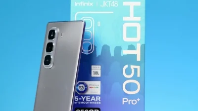 Infinix Hot 50 Pro+: Smartphone dengan Desain Slim Tertipis di Dunia, Cuma 6,8mm!