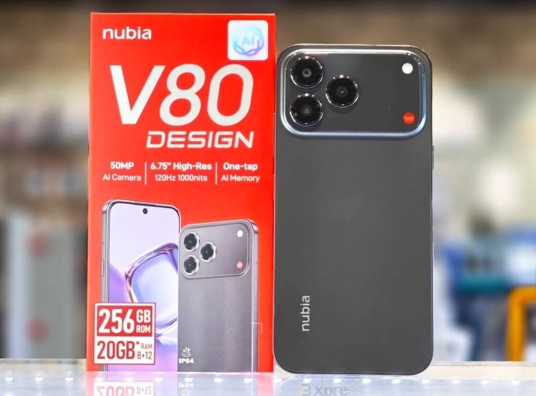 Resmi Meluncur: Nubia V80 Design Tampil Premium ala iPhone 17 Pro, Harga Tetap Terjangkau